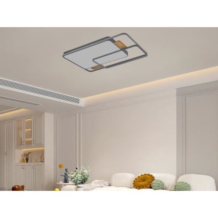 Luminaria de techo LED regulable 280W/230V 3000-6500K + mando a distancia