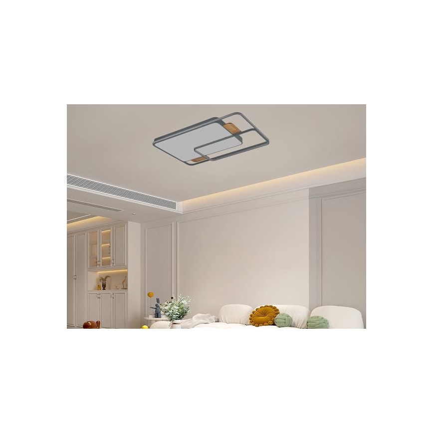 Luminaria de techo LED regulable 280W/230V 3000-6500K + mando a distancia