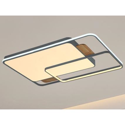 Luminaria de techo LED regulable 280W/230V 3000-6500K + mando a distancia