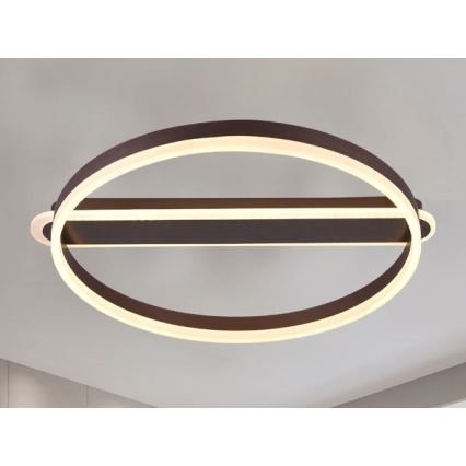 Luminaria de techo LED regulable, 60W/230V, 3000-6500K + mando a distancia
