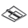 Luminaria de techo LED regulable 95W/230V 3000-6500K + mando a distancia