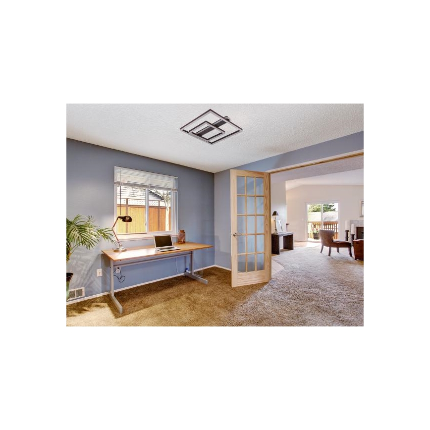 Luminaria de techo LED regulable 95W/230V 3000-6500K + mando a distancia