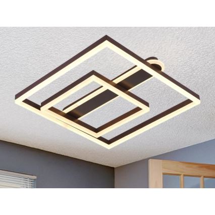 Luminaria de techo LED regulable 95W/230V 3000-6500K + mando a distancia