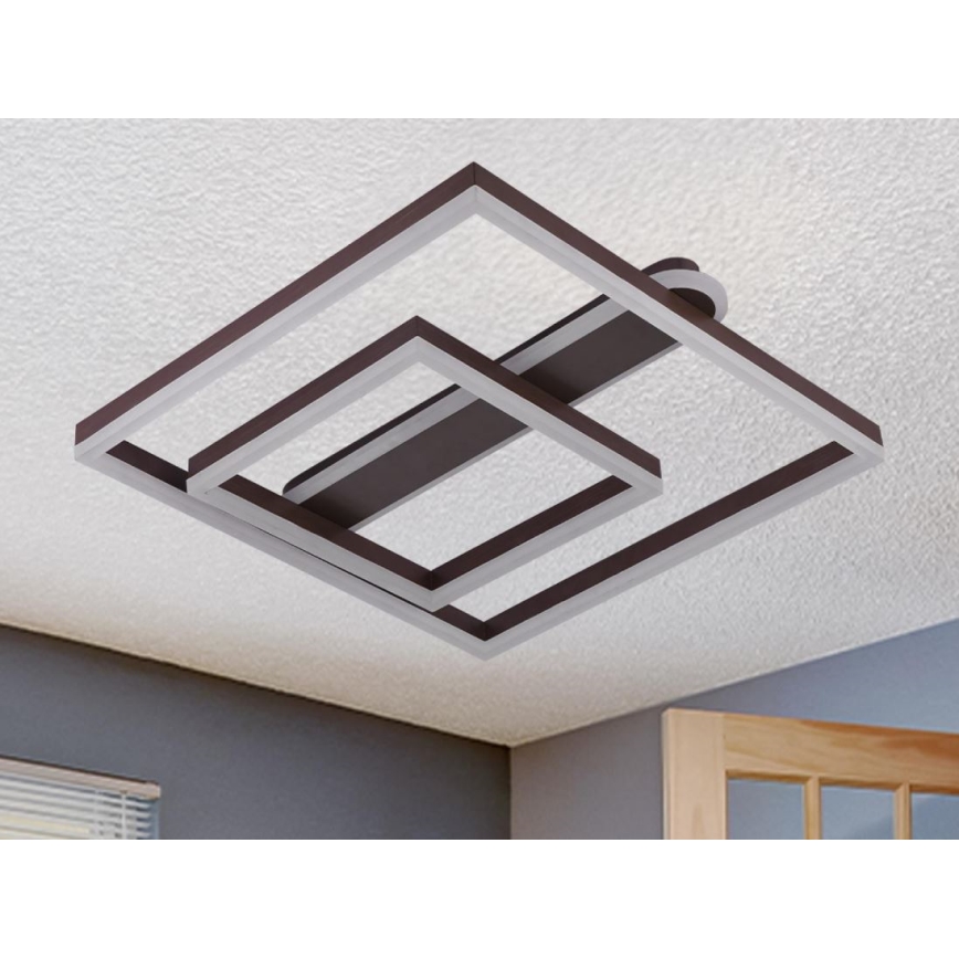 Luminaria de techo LED regulable 95W/230V 3000-6500K + mando a distancia