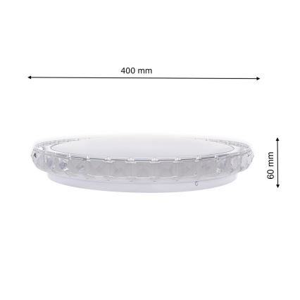 Lámpara de techo LED regulable LAYLA LED/26W/230V + mando a distancia