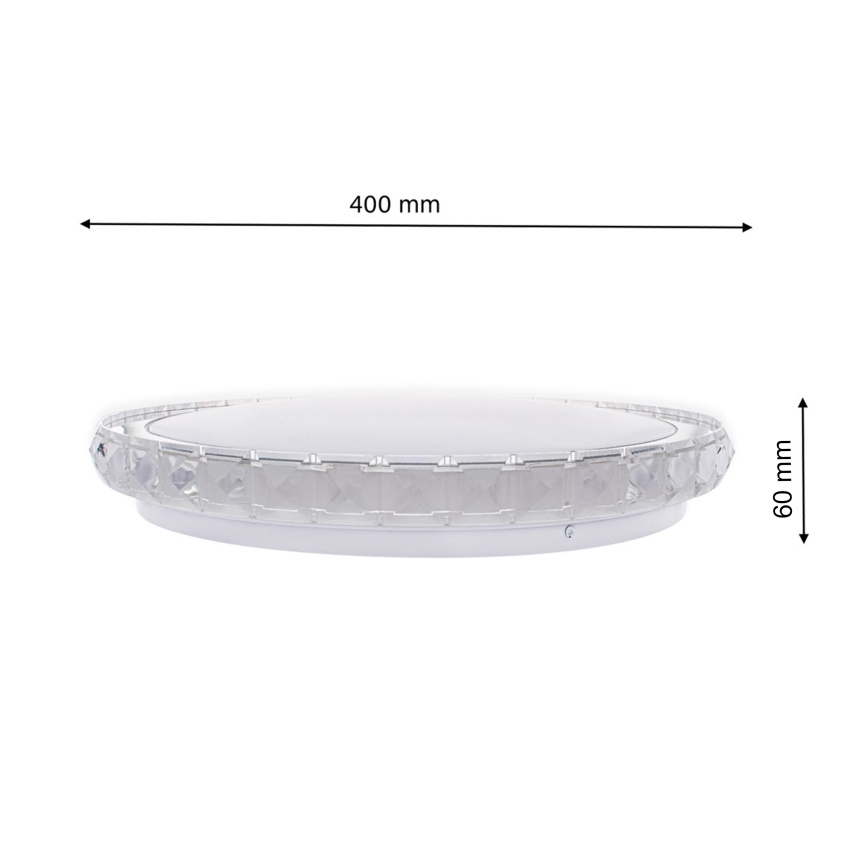 Lámpara de techo LED regulable LAYLA LED/26W/230V + mando a distancia