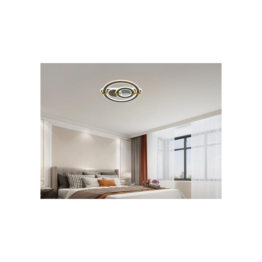 Luminaria de techo LED regulable LED/120W/230V 3000-6500K + mando a distancia