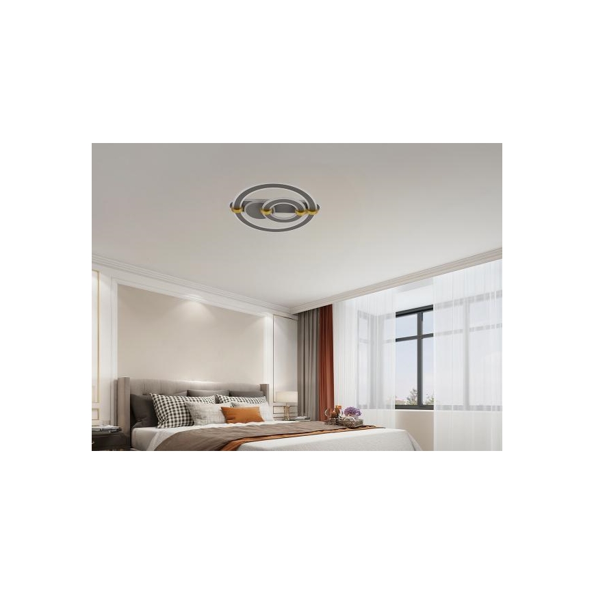 Luminaria de techo LED regulable LED/120W/230V 3000-6500K + mando a distancia