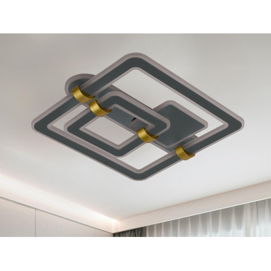 Luminaria de techo LED regulable LED/140W/230V 3000-6500K + control remoto