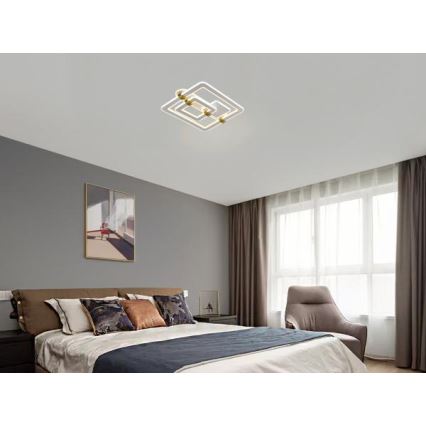 Luminaria de techo LED regulable LED/140W/230V 3000-6500K + mando a distancia