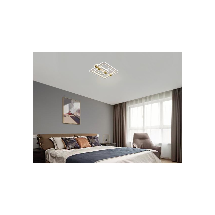 Luminaria de techo LED regulable LED/140W/230V 3000-6500K + mando a distancia