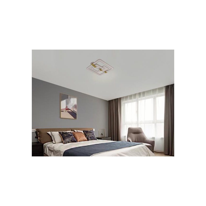 Luminaria de techo LED regulable LED/140W/230V 3000-6500K + mando a distancia