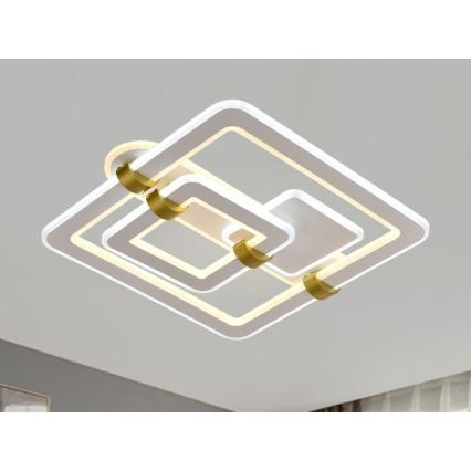 Luminaria de techo LED regulable LED/140W/230V 3000-6500K + mando a distancia