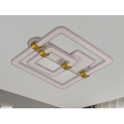 Luminaria de techo LED regulable LED/140W/230V 3000-6500K + mando a distancia