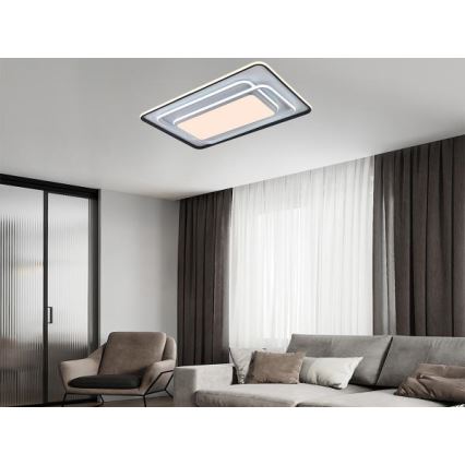 Luminaria de techo LED regulable LED/220W/230V 3000-6500K + mando a distancia