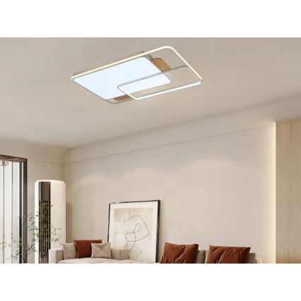 Luminaria de techo LED regulable LED/280W/230V 3000-6500K + mando a distancia