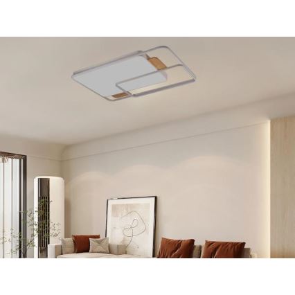 Luminaria de techo LED regulable LED/280W/230V 3000-6500K + mando a distancia