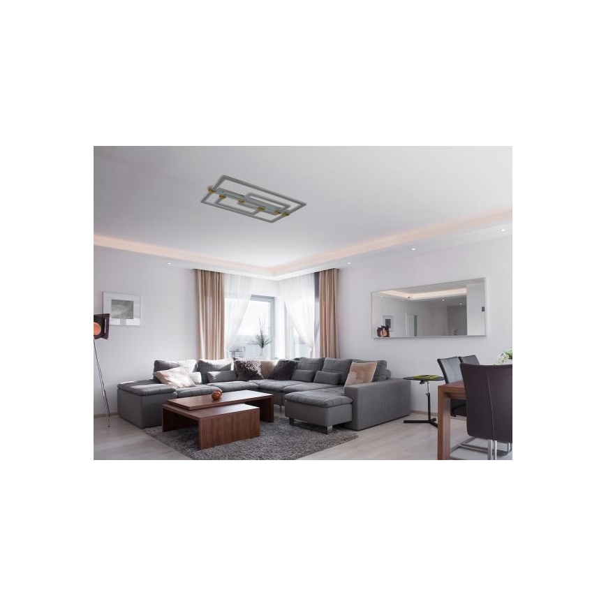 Luminaria de techo LED regulable LED/280W/230V 3000-6500K + mando a distancia