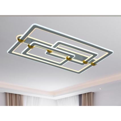 Luminaria de techo LED regulable LED/280W/230V 3000-6500K + mando a distancia