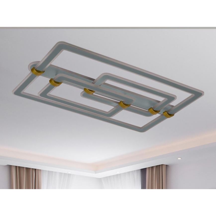 Luminaria de techo LED regulable LED/280W/230V 3000-6500K + mando a distancia