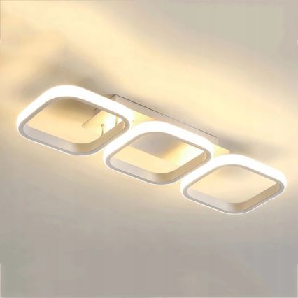 Lámpara de techo LED regulable LED/33W/230V 3000-6500K blanca Wi-Fi Tuya + mando a distancia