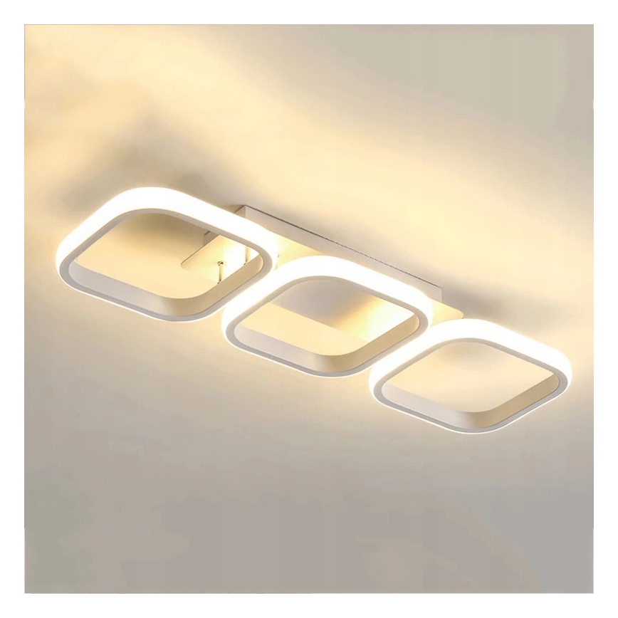 Lámpara de techo LED regulable LED/33W/230V 3000-6500K blanca Wi-Fi Tuya + mando a distancia