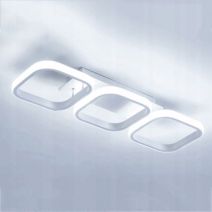 Lámpara de techo LED regulable LED/33W/230V 3000-6500K blanca Wi-Fi Tuya + mando a distancia