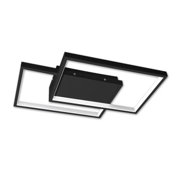 Luminaria de techo LED regulable LED/45W/230V 3000-6500K negra + mando a distancia
