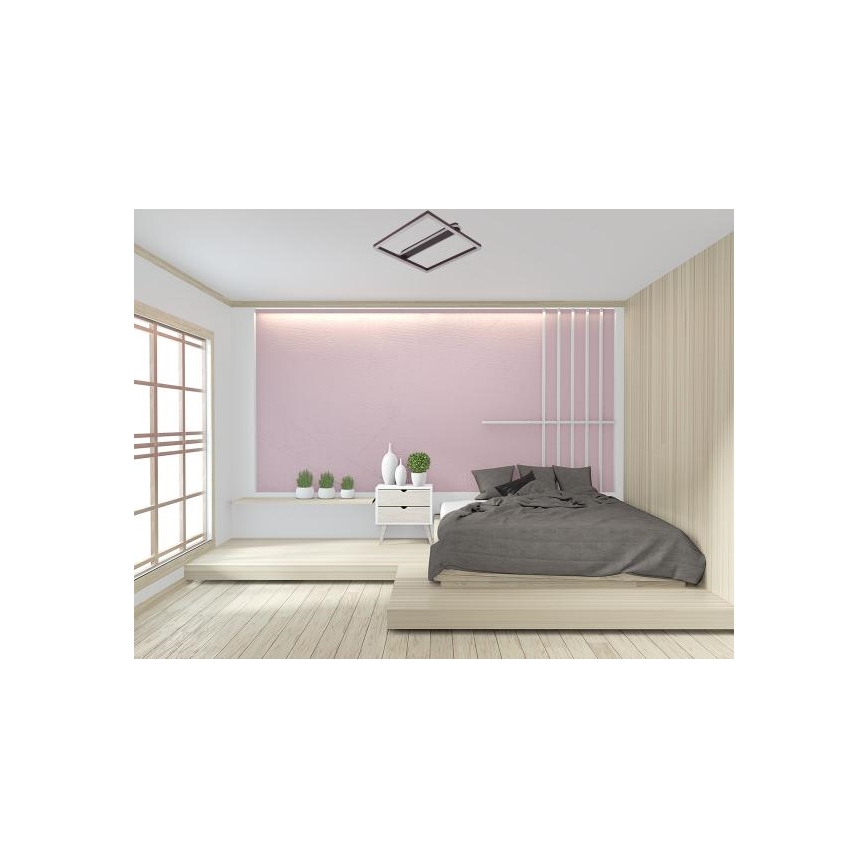 Luminaria de techo LED regulable LED/60W/230V 3000-6500K + control remoto