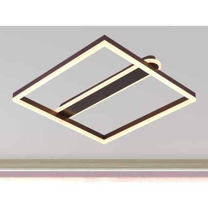 Luminaria de techo LED regulable LED/60W/230V 3000-6500K + control remoto