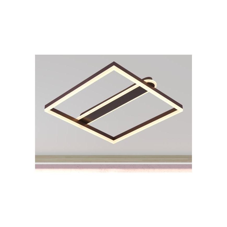 Luminaria de techo LED regulable LED/60W/230V 3000-6500K + control remoto