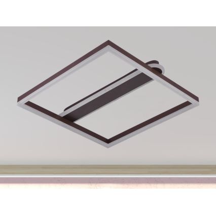 Luminaria de techo LED regulable LED/60W/230V 3000-6500K + control remoto
