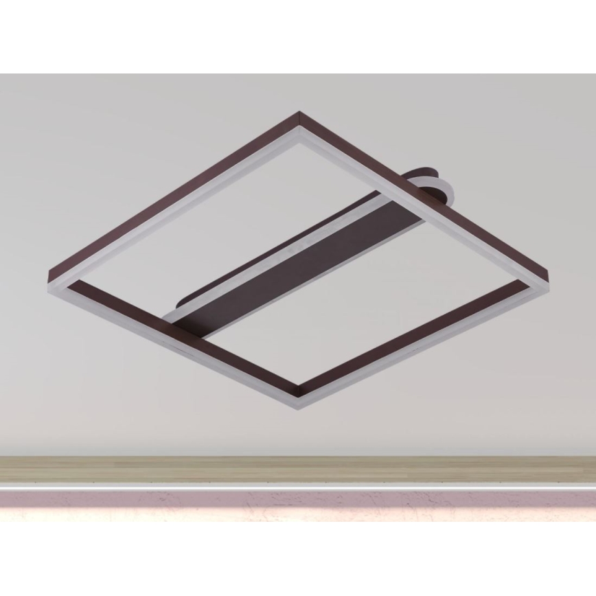 Luminaria de techo LED regulable LED/60W/230V 3000-6500K + control remoto