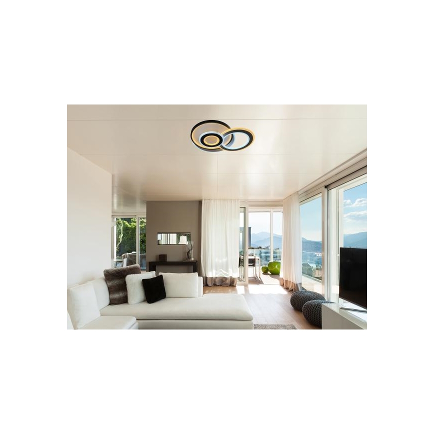 Luminaria de techo LED regulable LED/95W/230V 3000-6500K + mando a distancia