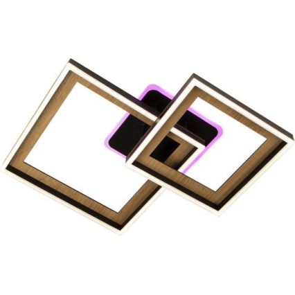 Luminaria de techo LED RGBW regulable LED/75W/230V 3000-6500K + mando a distancia