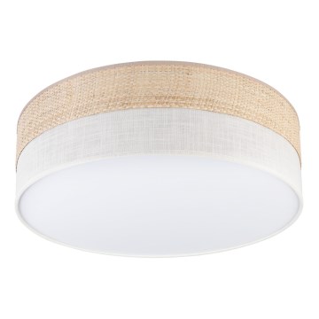 Luminaria de techo LED SIRJA BOHO LED/36W/230V 4000K Ø 45 cm beige/crema