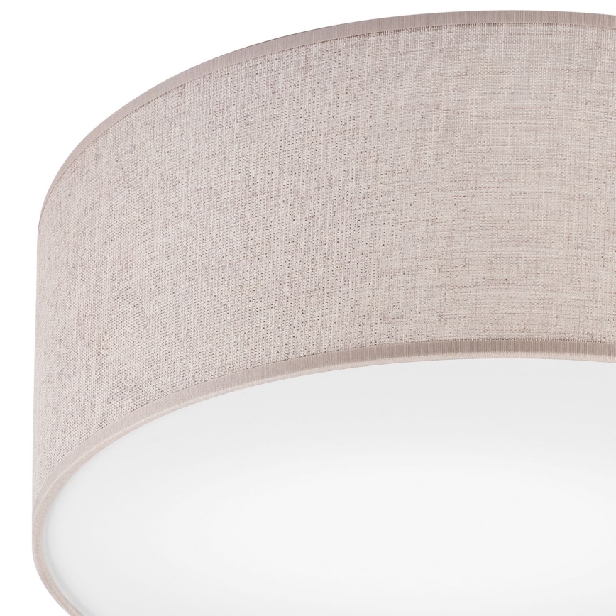Luminaria de techo MONTE 1xE27/60W/230V Ø 35 cm beige