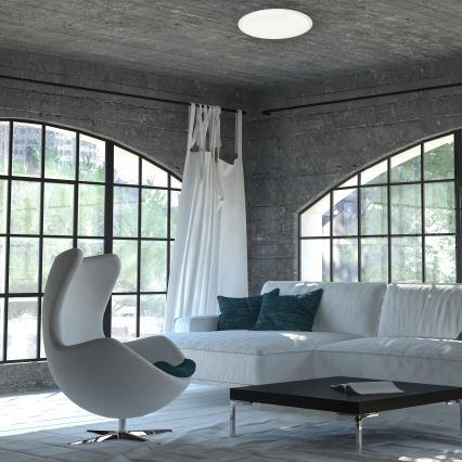 Luminaria de techo LED regulable CRUZ LED/40W/230V 2000 lm + mando a distancia