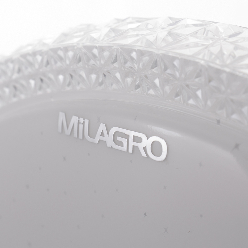 Luminaria de techo LED regulable CRUZ LED/40W/230V 2000 lm + mando a distancia