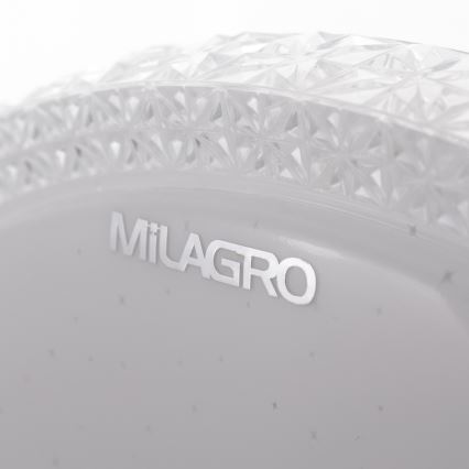 Luminaria de techo LED regulable CRUZ LED/40W/230V 2000 lm + mando a distancia