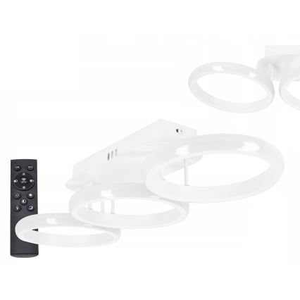 Luminaria de techo LED regulable LED/30W/230V 3000-6500K blanca Wi-Fi Tuya + mando a distancia