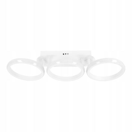 Luminaria de techo LED regulable LED/30W/230V 3000-6500K blanca Wi-Fi Tuya + mando a distancia