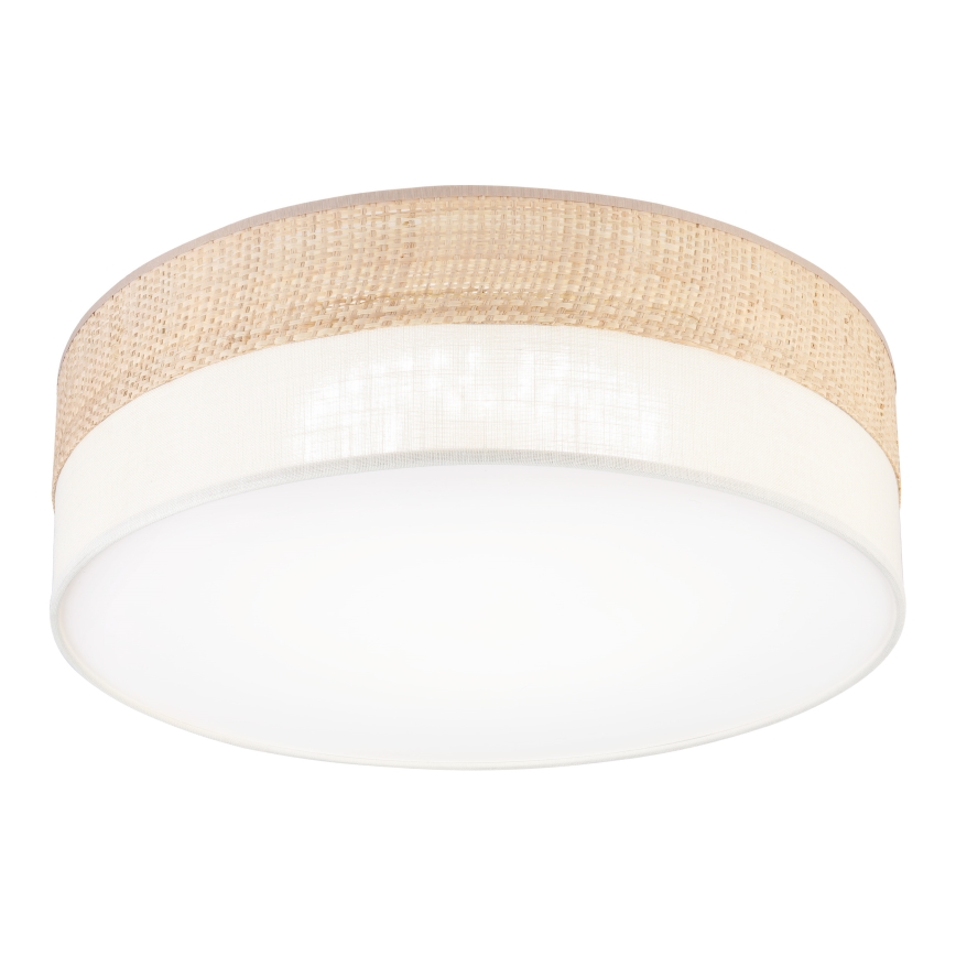 Luminaria de techo LED SIRJA BOHO LED/36W/230V 4000K Ø 45 cm beige/crema