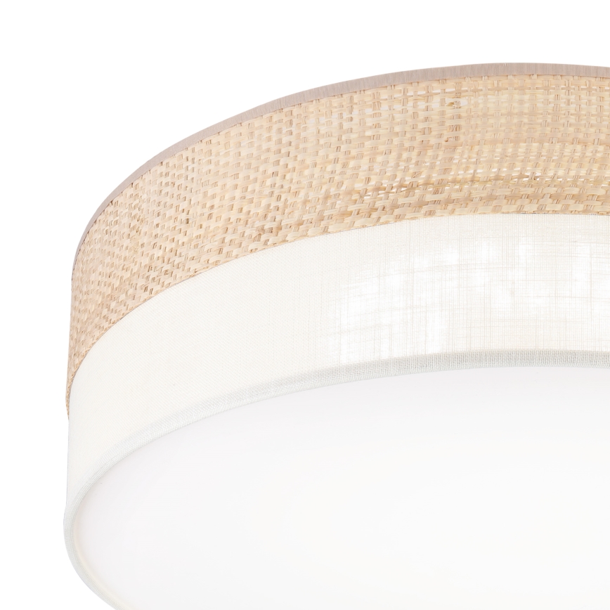 Luminaria de techo LED SIRJA BOHO LED/36W/230V 4000K Ø 45 cm beige/crema