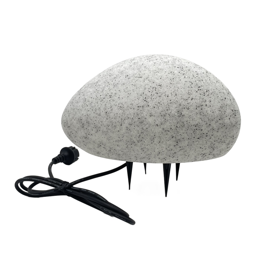 Luminaria decorativa de exterior LUMISTONE, 1xE27/15W/230V, IP65, diámetro 31,8 cm