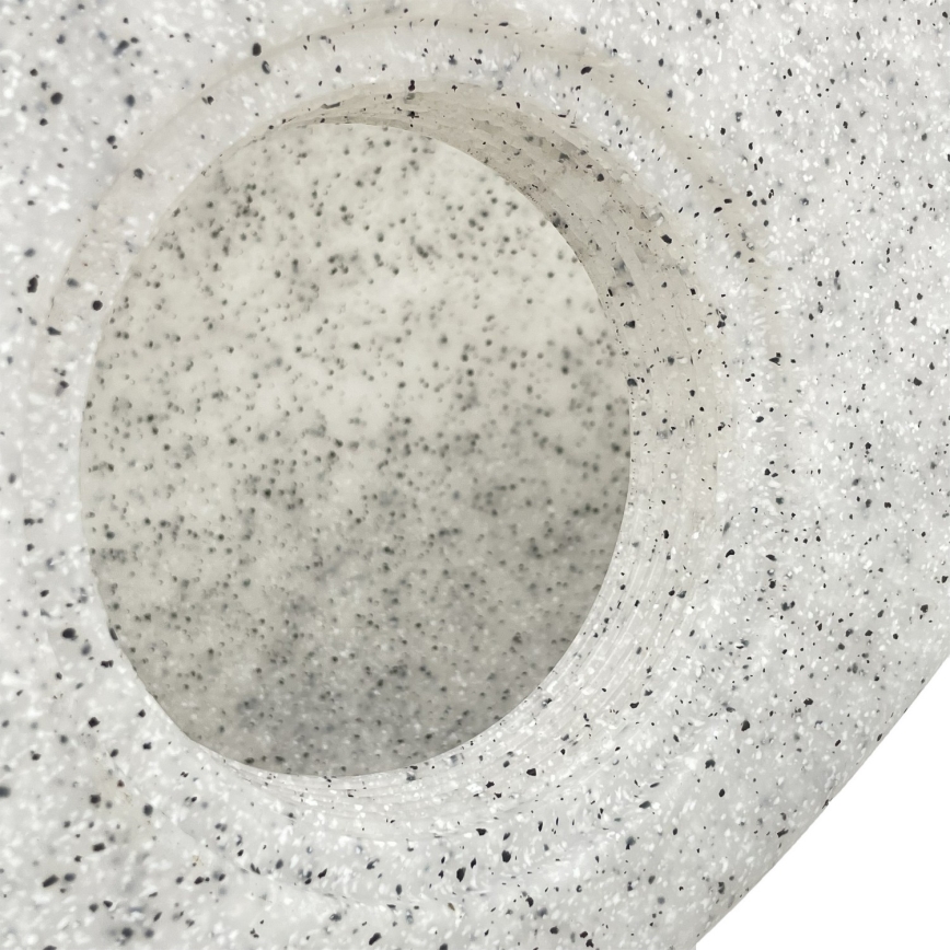 Luminaria decorativa de exterior LUMISTONE, 1xE27/15W/230V, IP65, diámetro 31,8 cm