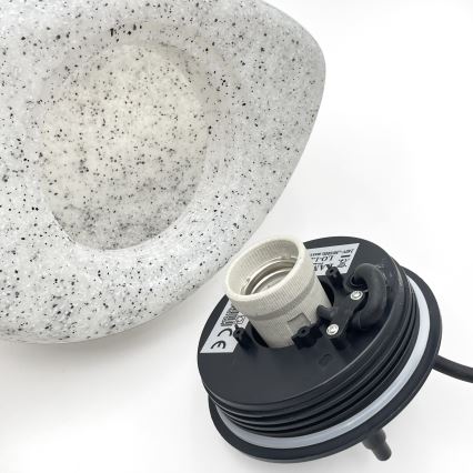 Luminaria decorativa exterior LUMISTONE 1xE27/15W/230V IP65 Ø 26,5 cm