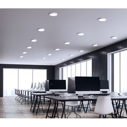 Luminaria empotrable LED ALGINE 2 en 1 LED/6W/230V 3000K blanca