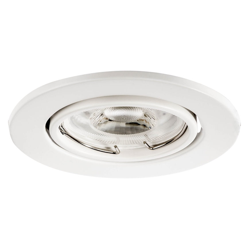 Luminaria empotrada 1xGU10/MR16/10W/230V Ø 9 cm blanca