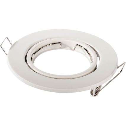 Luminaria empotrada 1xGU10/MR16/10W/230V Ø 9 cm blanca